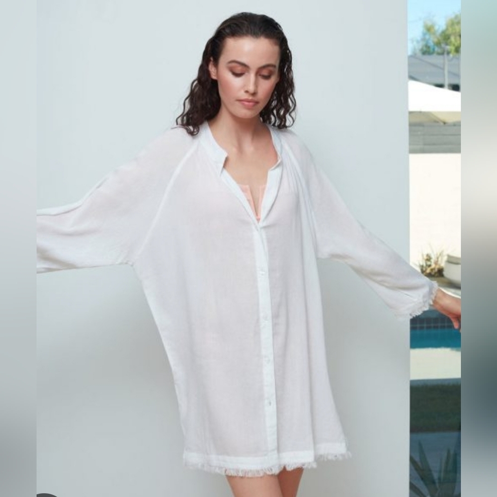 Nwt Sanctuary Swim Fringe Cover Up Sz.m